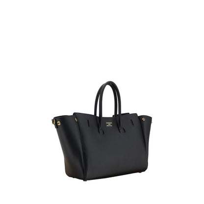 Balenciaga Schultertasche aus schwarzem Kalbsleder Bos Taurus