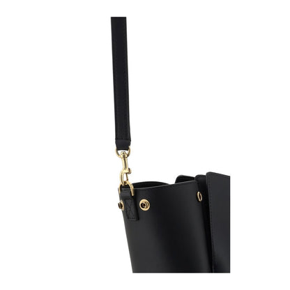 Balenciaga Schultertasche aus schwarzem Kalbsleder Bos Taurus