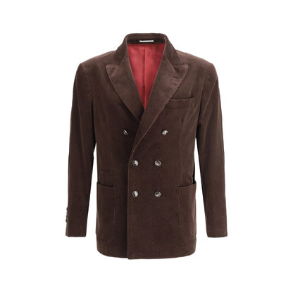 Brunello Cucinelli Samt-Blazerjacke