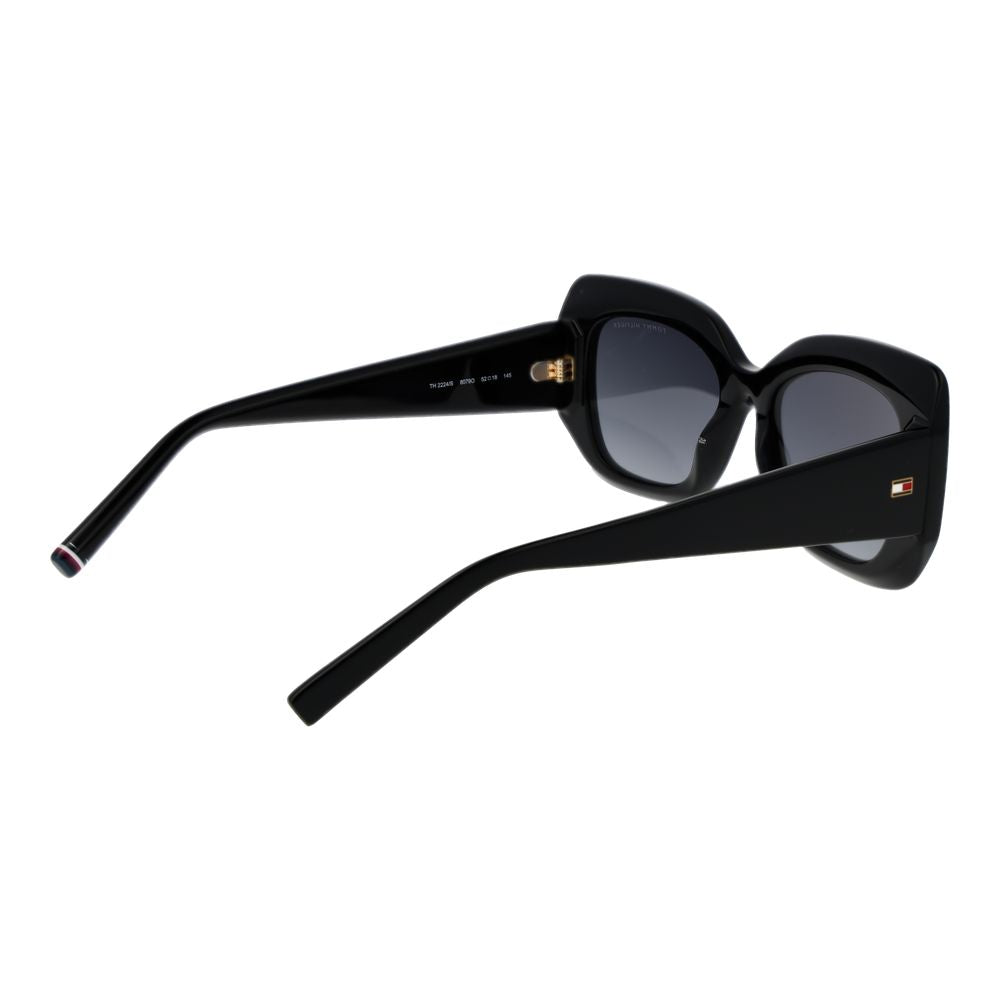 Tommy Hilfiger Schwarze Acetat-Sonnenbrille
