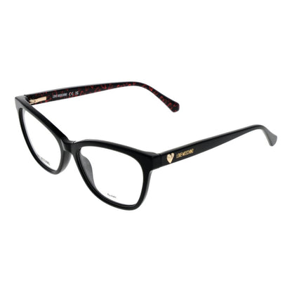 Love Moschino Schwarze Acetat-Brille (Gestell)