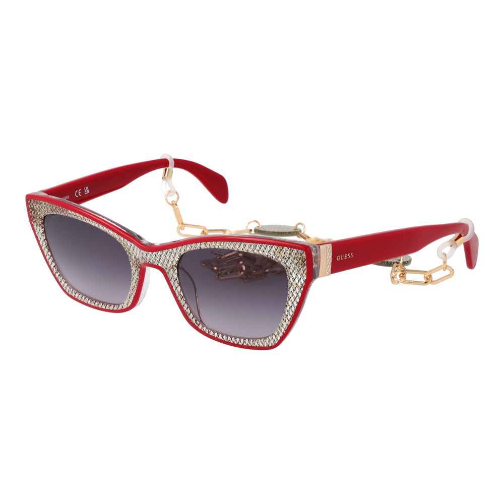 Guess – Rote Sonnenbrille aus Kunststoff