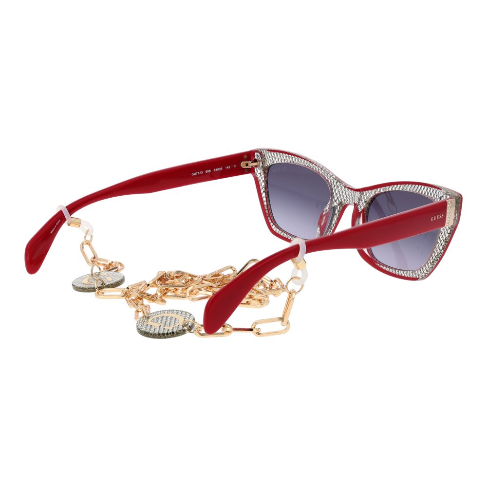 Guess – Rote Sonnenbrille aus Kunststoff