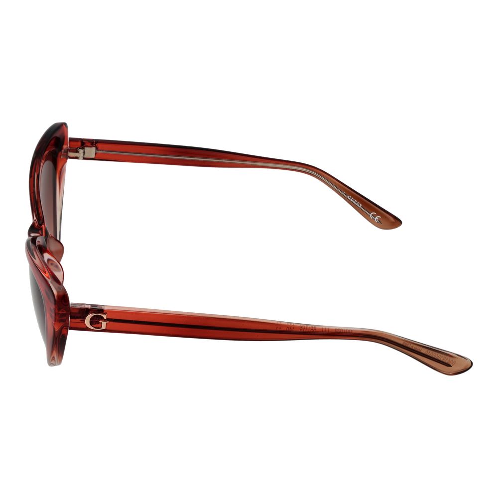 Guess Sonnenbrille aus Kunststoff in Burgunderrot