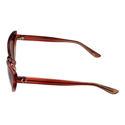 Guess Sonnenbrille aus Kunststoff in Burgunderrot