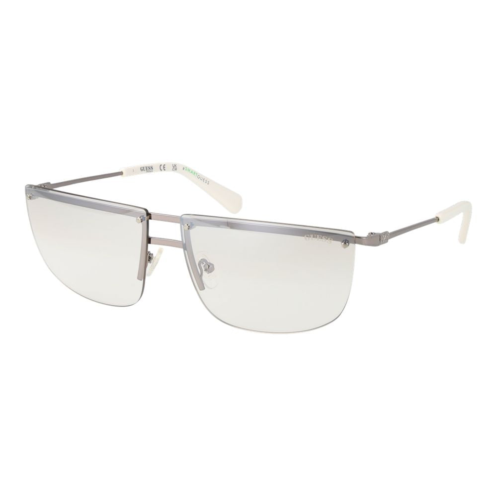 Guess Sonnenbrille mit silberfarbenem Metallgestell