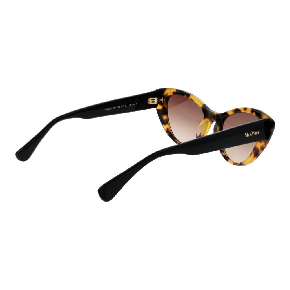 Max Mara Yellow Plastic Sunglasses