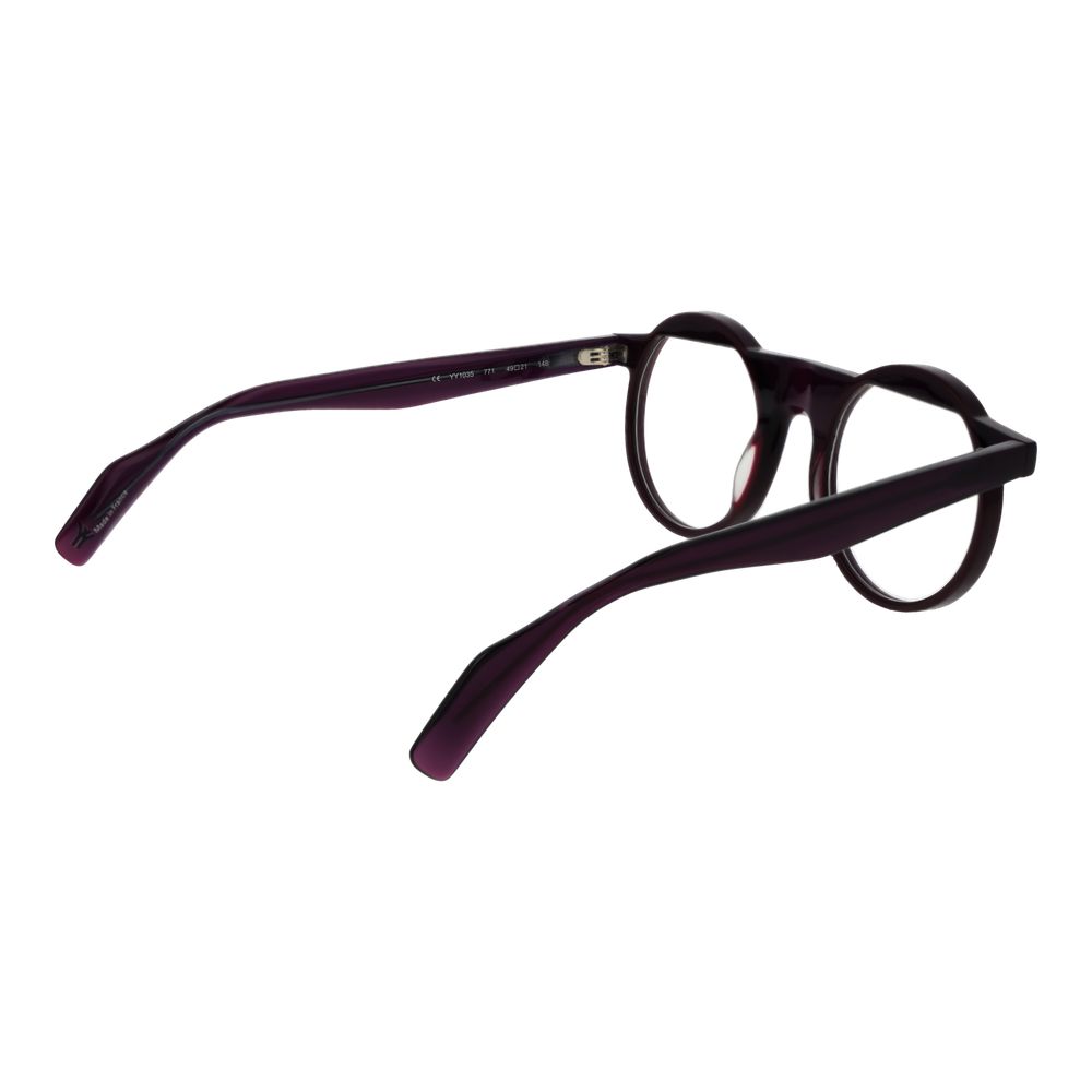 Yohji Yamamoto Lila Unisex Brillengestell