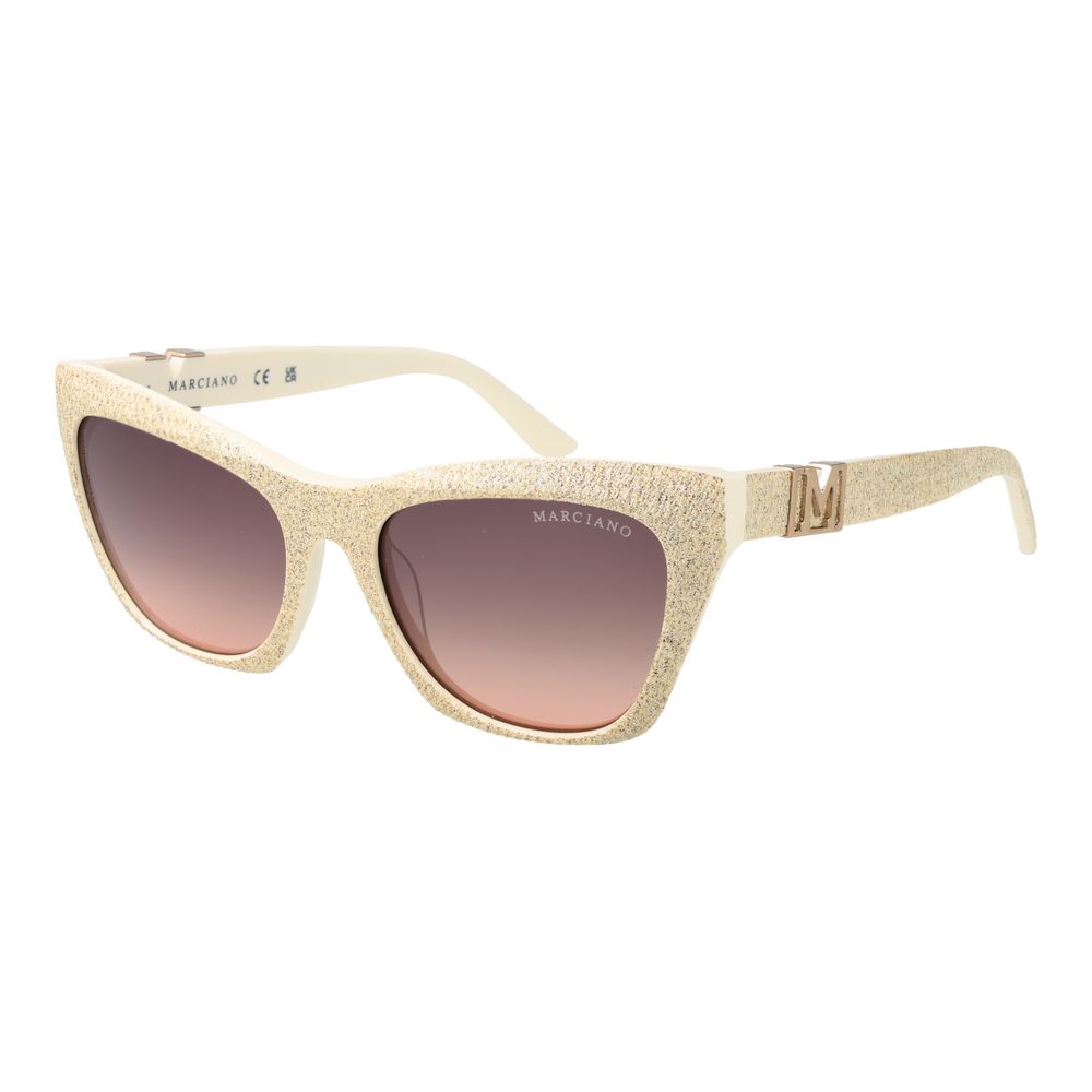 Marciano by Guess Cremefarbene Damen-Sonnenbrille