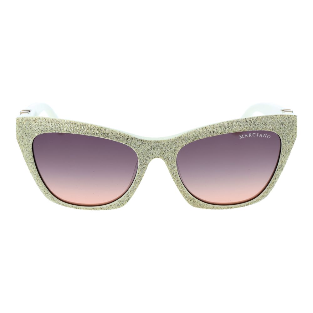 Marciano by Guess Cremefarbene Damen-Sonnenbrille