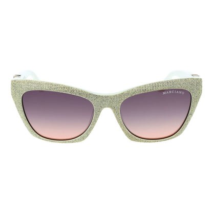 Marciano by Guess Cremefarbene Damen-Sonnenbrille