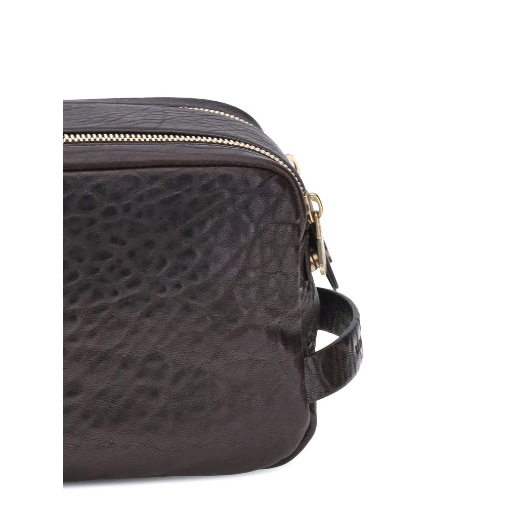 Brunello Cucinelli Kosmetiketui aus Leder