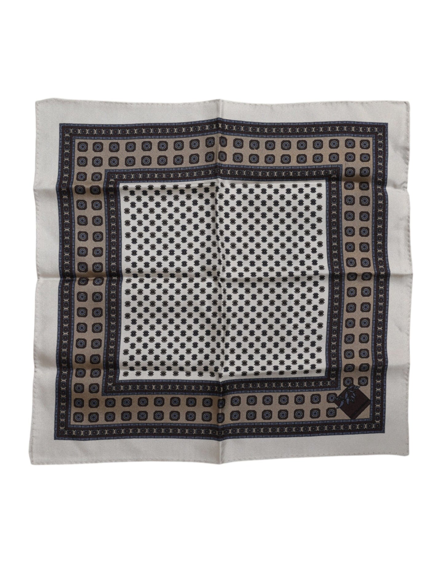 Dolce &amp; Gabbana Mehrfarbig gemusterter quadratischer Foulard-Schal für Herren