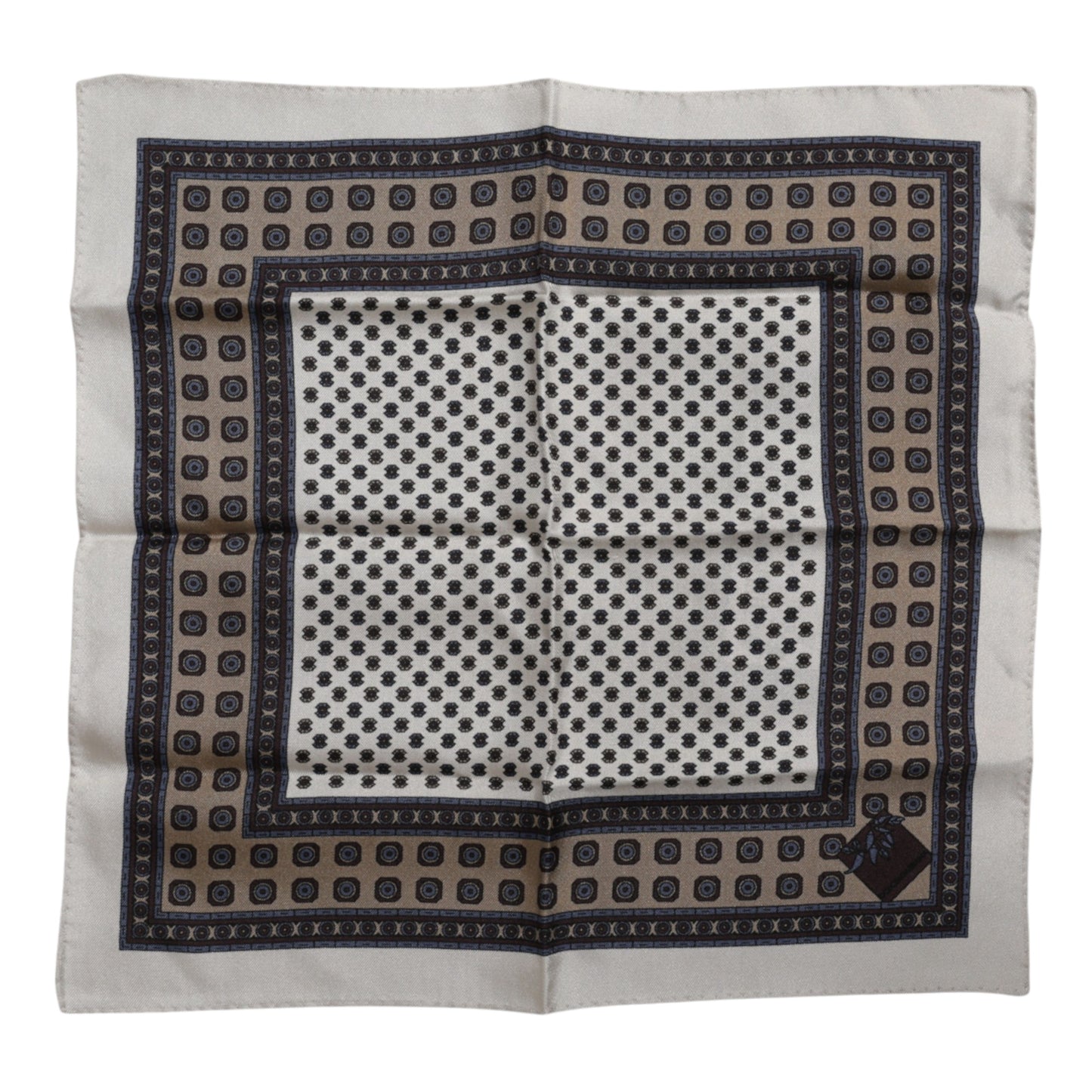 Dolce &amp; Gabbana Mehrfarbig gemusterter quadratischer Foulard-Schal für Herren