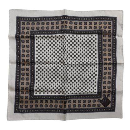 Dolce &amp; Gabbana Mehrfarbig gemusterter quadratischer Foulard-Schal für Herren