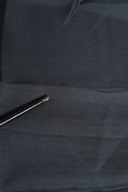 Dolce &amp; Gabbana Blauer quadratischer Foulard aus Seide mit DG-Krone für Herren