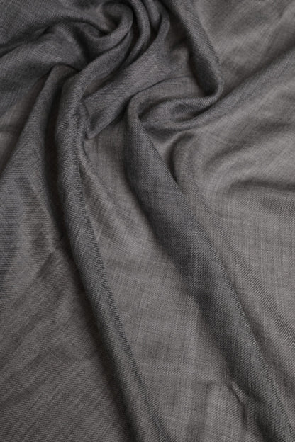 Dolce & Gabbana Gray Logo Print Neck Warmer Wrap Shawl Scarf