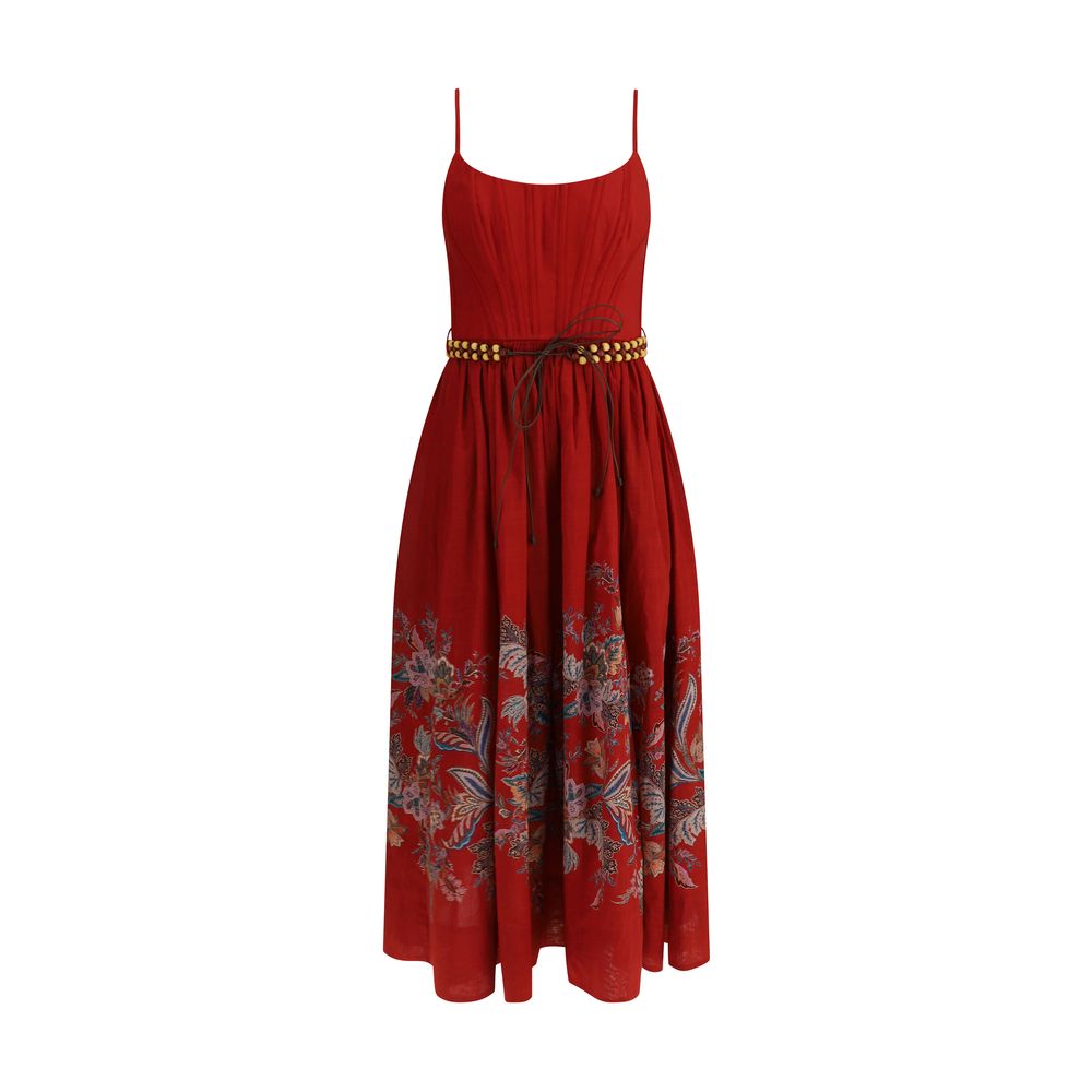 Zimmermann Red Cotton Casual Dress