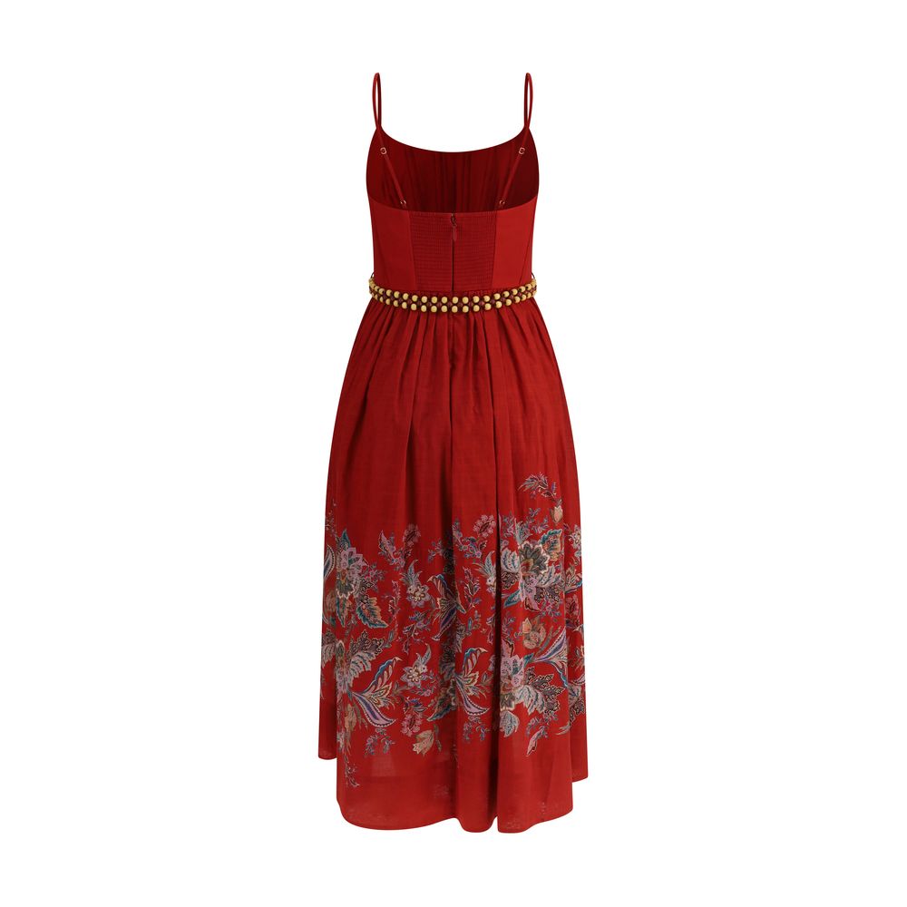 Zimmermann Red Cotton Casual Dress