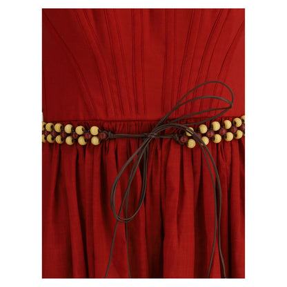 Zimmermann Red Cotton Casual Dress