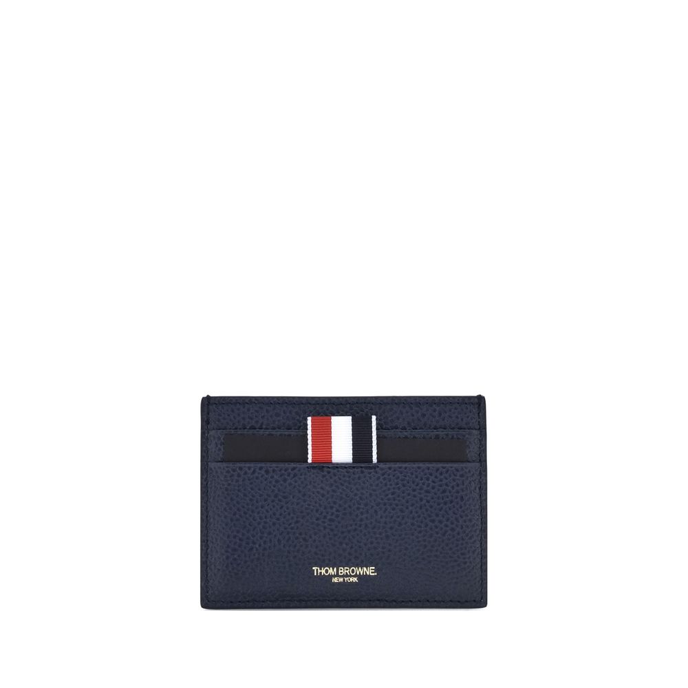 Thom Browne Blue Calf Leather Bos Taurus Wallet