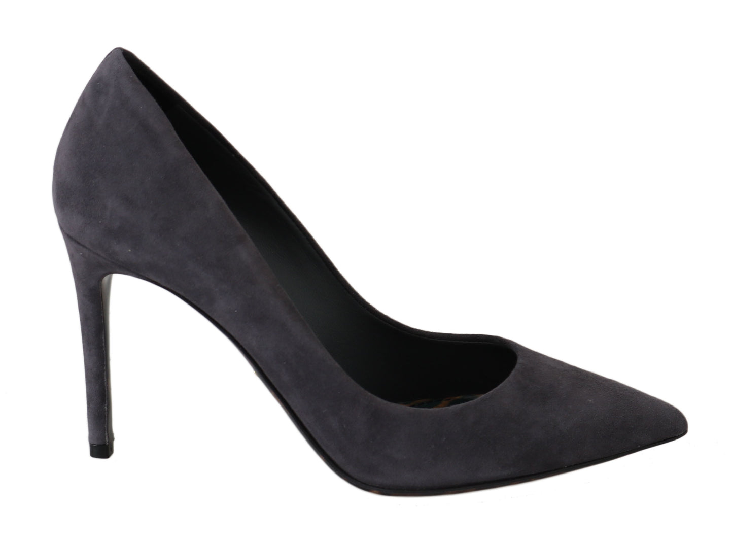 Dolce &amp; Gabbana Grau Wildleder Stiletto Schuhe Heels