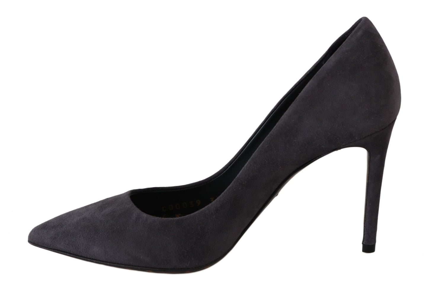 Dolce &amp; Gabbana Grau Wildleder Stiletto Schuhe Heels