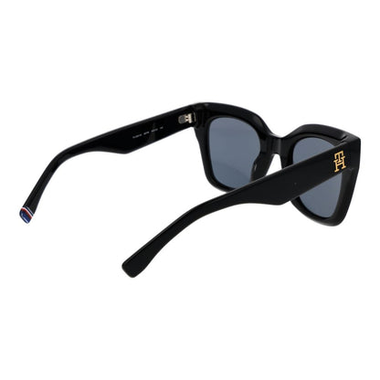 Tommy Hilfiger Schwarze Acetat-Sonnenbrille