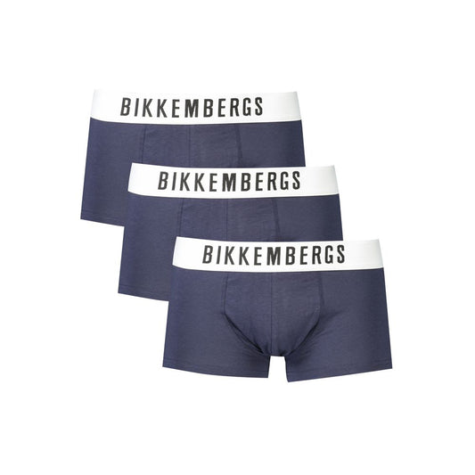 Bikkembergs – Blaue Baumwollunterwäsche