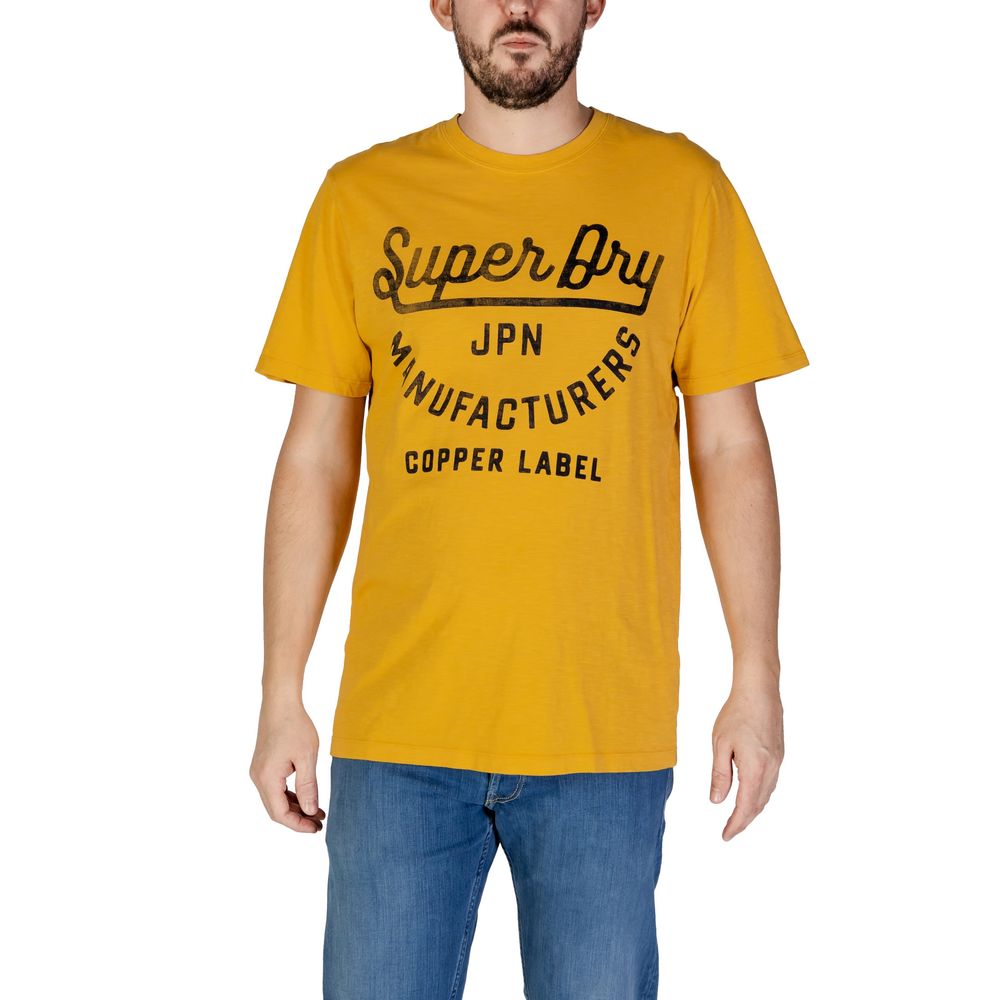 Orangefarbenes Baumwoll-T-Shirt von Superdry