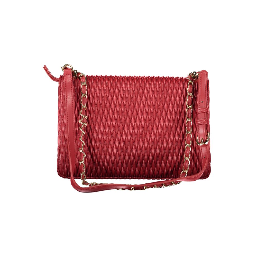Mario Valentino Rote Polyethylen-Handtasche