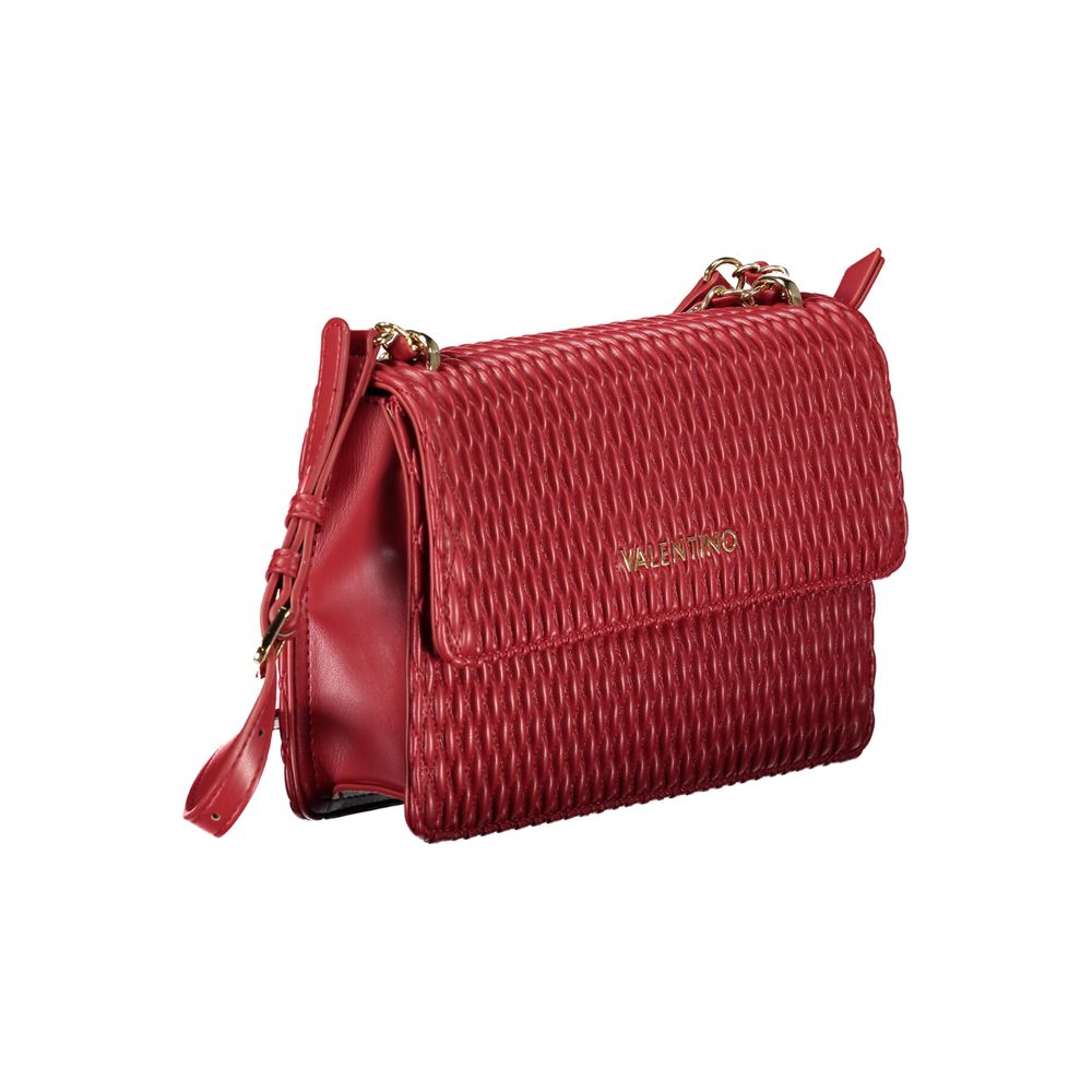Mario Valentino Rote Polyethylen-Handtasche