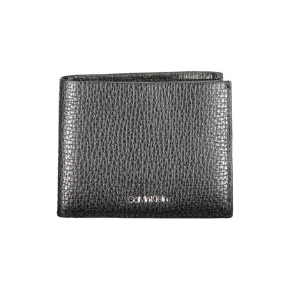 Calvin Klein Schwarze Lederbrieftasche