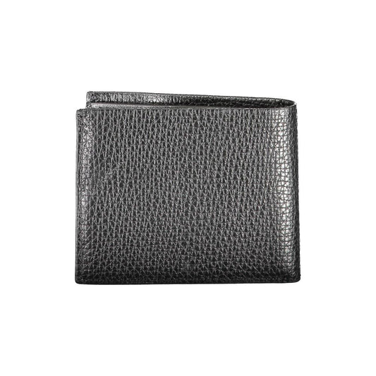 Calvin Klein Schwarze Lederbrieftasche