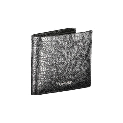 Calvin Klein Schwarze Lederbrieftasche