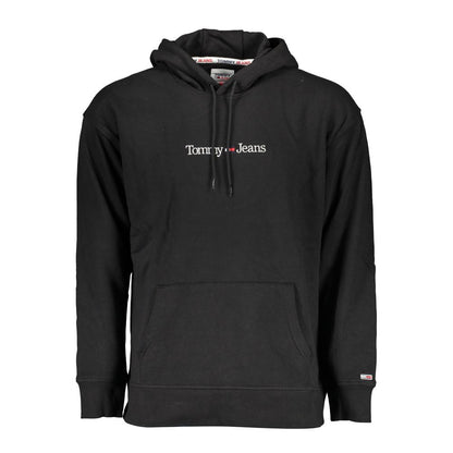 Tommy Hilfiger – Schwarzer Baumwollpullover für Herren