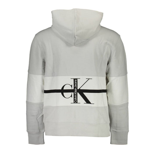 Calvin Klein Grauer Baumwollpullover für Herren