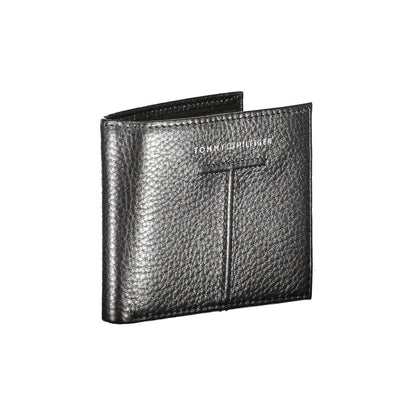 Tommy Hilfiger – Schwarze Lederbrieftasche