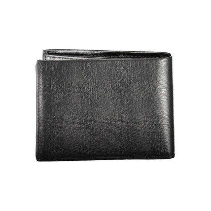 Calvin Klein Schwarze Lederbrieftasche