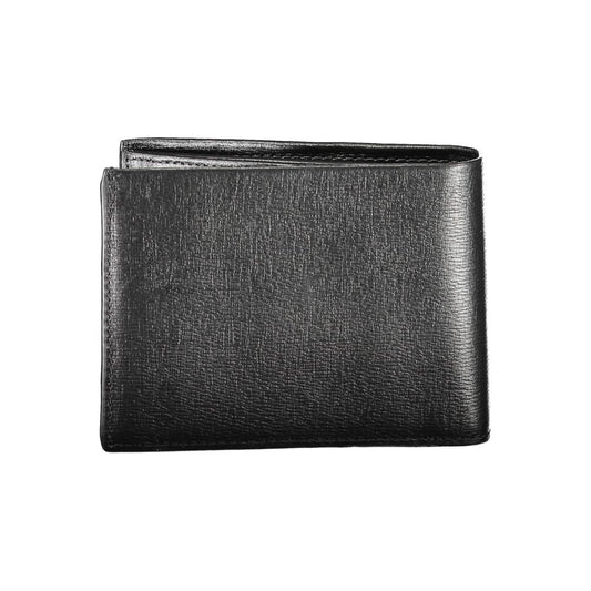 Calvin Klein Schwarze Lederbrieftasche