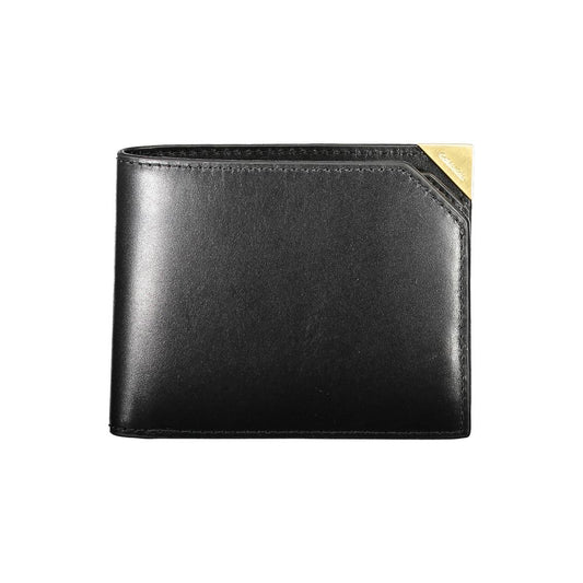 Calvin Klein Schwarze Lederbrieftasche