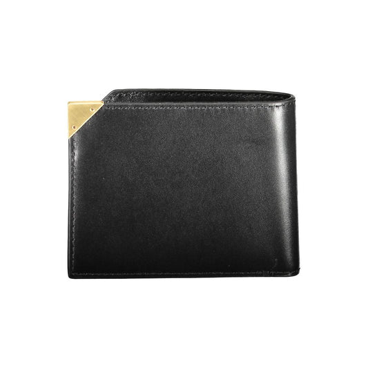 Calvin Klein Schwarze Lederbrieftasche