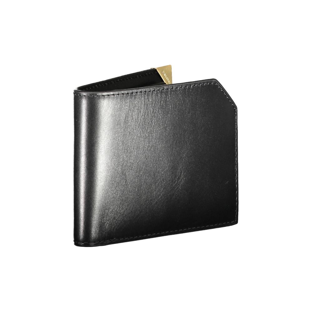Calvin Klein Schwarze Lederbrieftasche