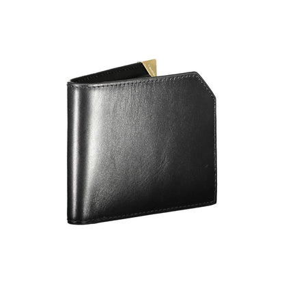 Calvin Klein Schwarze Lederbrieftasche