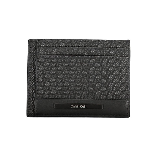 Calvin Klein Schwarze Lederbrieftasche