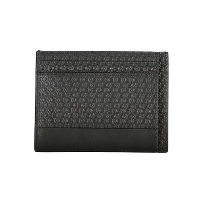 Calvin Klein Schwarze Lederbrieftasche