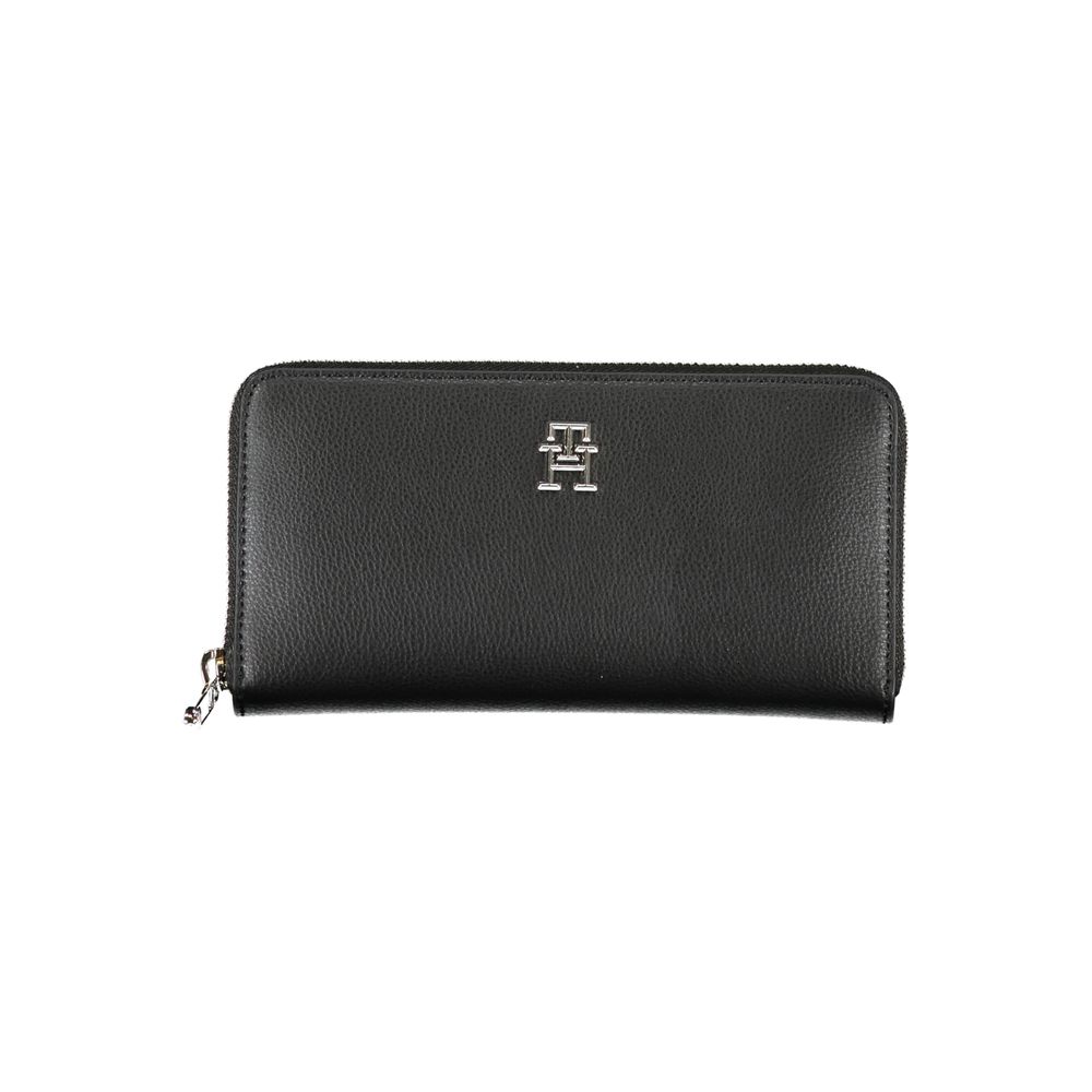 Tommy Hilfiger – Schwarze Polyester-Geldbörse