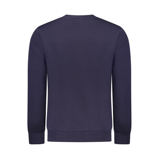 Gewehrblauer Baumwollpullover für Herren