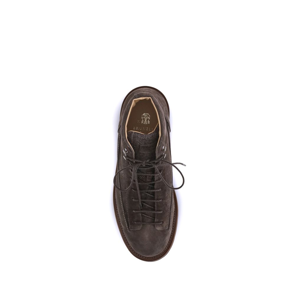 Brunello Cucinelli Wildleder-Stiefeletten