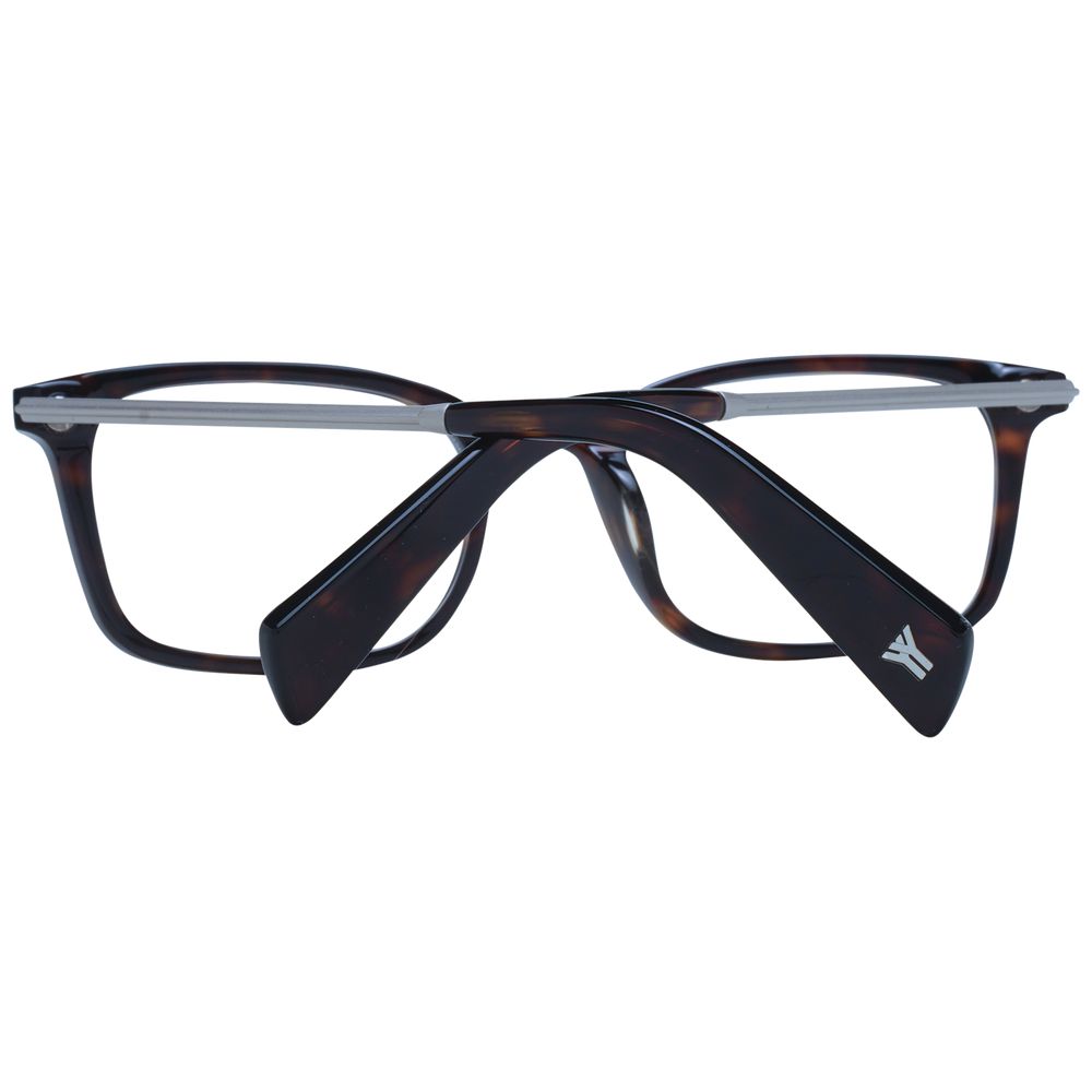 Yohji Yamamoto Braunes Unisex-Brillengestell